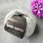 Пряжа Lana Gatto Alpaca Superfine 7611 светло-серый