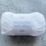 Пряжа Sandnes Garn Mandarin Naturell 1001  Hvit