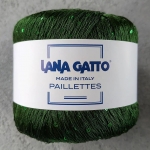 Lana Gatto Paillettes 8938 зеленый