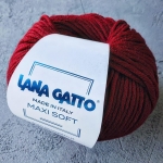 Пряжа Lana Gatto Maxi Soft 10105 марсала
