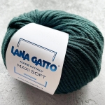 Пряжа Lana Gatto Maxi Soft 8563 лесной